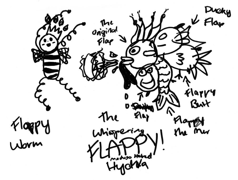The whispering flappy medusa-haired hydra